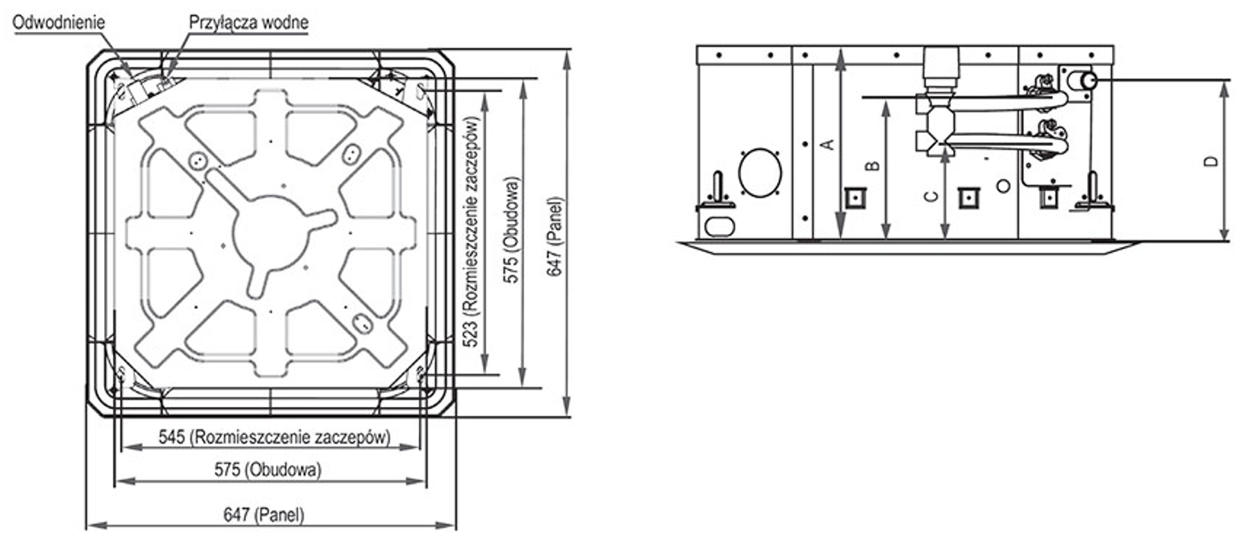 Wymiary - Kasetonowe