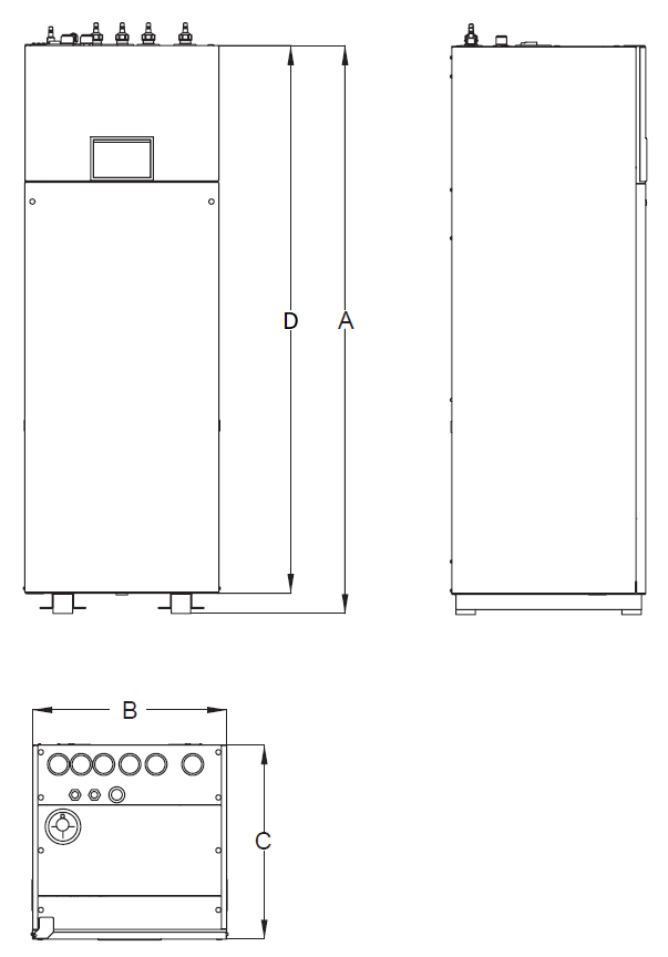 Wymiary - Split R32 All-in-One