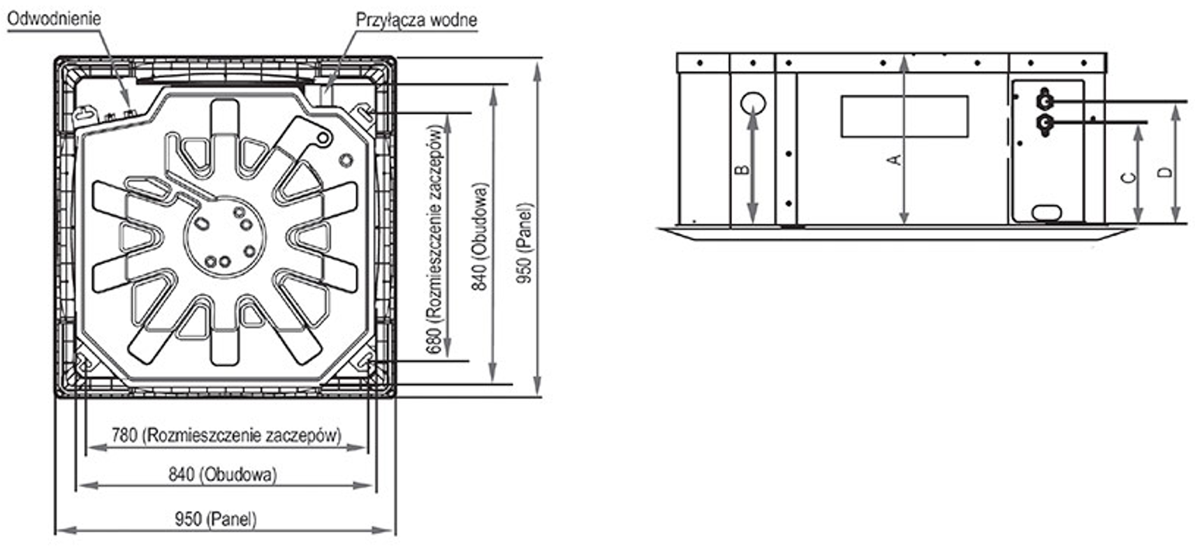 Wymiary - Kasetonowe