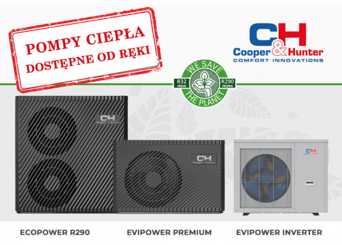 MAMY POMPY CIEPŁA W MAGAZYNIE