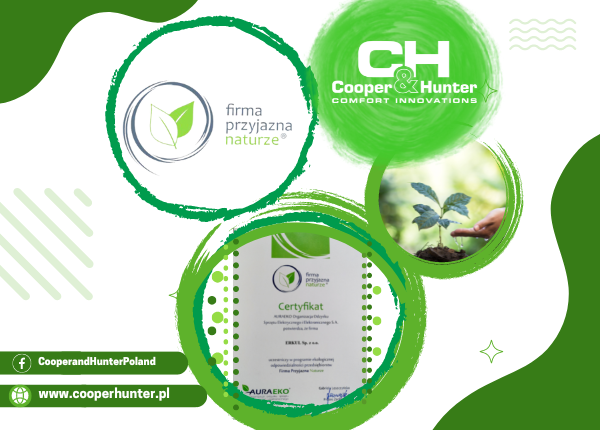 JESTEŚMY FIRMĄ PRZYJAZNĄ NATURZE