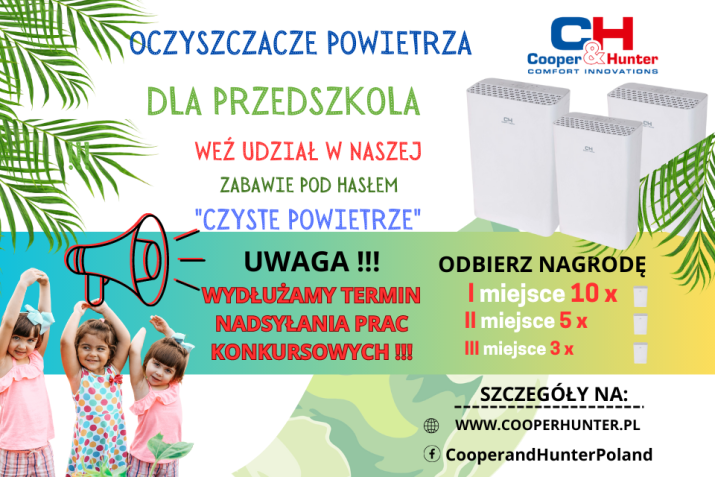 WYDŁUŻAMY TERMIN NADSYŁANIA PRAC KONKURSOWYCH