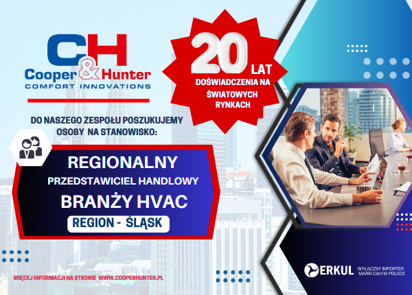 DOŁĄCZ DO NAS! SZUKAMY REGIONALNEGO PRZEDSTAWICIELA HANDLOWEGO  - REGION ŚLĄSK