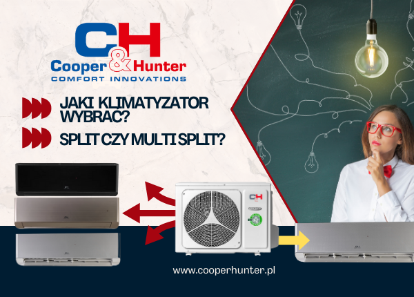 JAKI KLIMATYZATOR WYBRAĆ?  SPLIT CZY MULTISPLIT?
