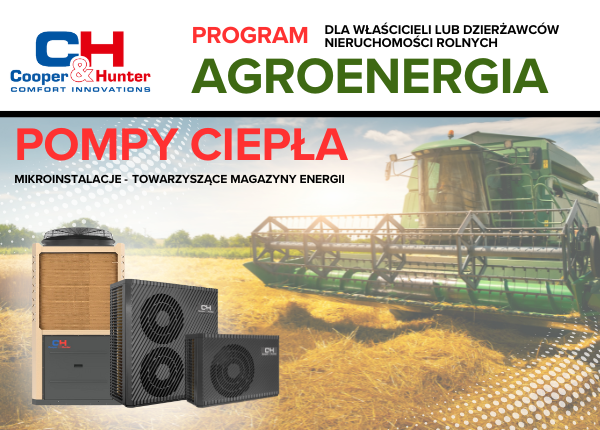 DOTACJA NA ZAKUP POMPY CIEPŁA W PROGRAMIE AGROENERGIA
