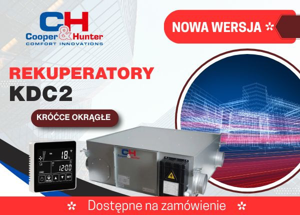 NOWA WERSJA REKUPERATORÓW KDC2