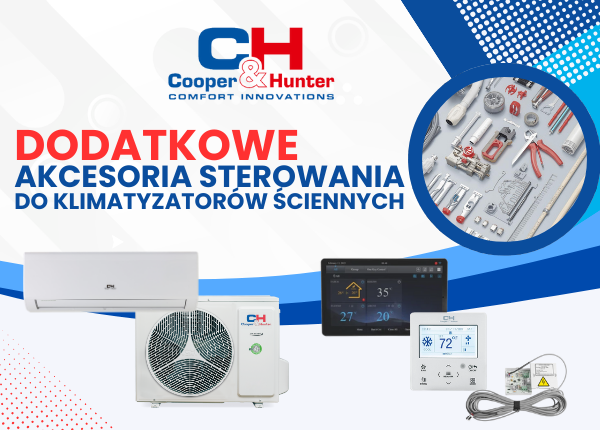 DODATKOWE AKCESORIA STEROWANIA DO KLIMATYZATORÓW ŚCIENNYCH C&H