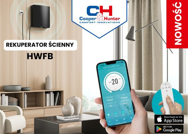 ROZWÓJ OFERTY REKUPERATORÓW ŚCIENNYCH C&H! ZOBACZ NOWOŚĆ!