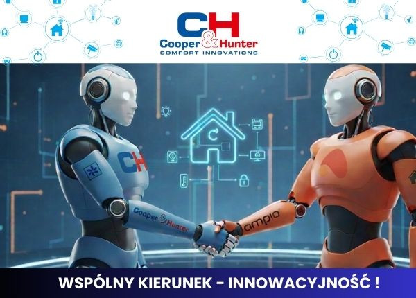 KLIMATYZATORY ŚCIENNE COOPER&HUNTER WSPÓŁPRACUJĄ Z SYSTEMEM AMPIO!