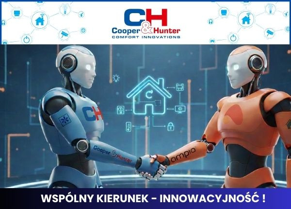 KLIMATYZATORY ŚCIENNE COOPER&HUNTER WSPÓŁPRACUJĄ Z SYSTEMEM AMPIO!