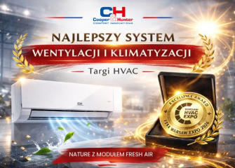 KLIMATYZATOR NATURE Z MODUŁEM FRESH AIR ZE ZŁOTYM MEDALEM NA TARGACH HVAC 2026 !