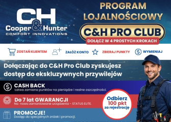 PROGRAM LOJALNOŚCIOWY COOPER&HUNTER PRO CLUB!