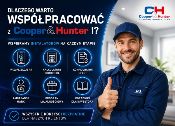 DLACZEGO WARTO WSPÓŁPRACOWAĆ Z COOPER&HUNTER - SPRAWDŹ KORZYŚCI