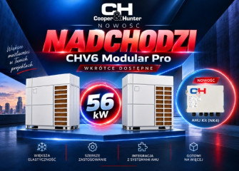 ROZWÓJ OFERTY SYSTEMÓW VRF C&H -  NADCHODZI CHV6 MODULAR PRO!