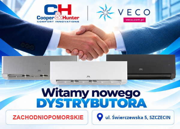 VECO HURTOWNIA HVAC OFICJALNYM DYSTRYBUTOREM URZĄDZEŃ MARKI C&H - SERDECZNIE WITAMY !
