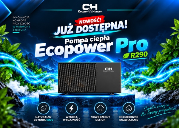 NOWOŚĆ ! POMPA CIEPŁA ECOPOWER PRO - JUŻ DOSTĘPNA!